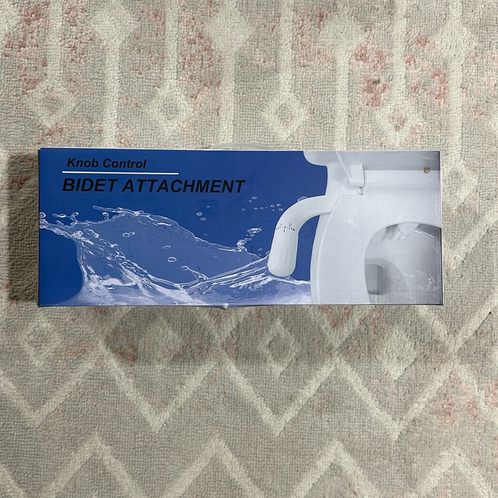 Knob controlled bidet attachment - packet of 2